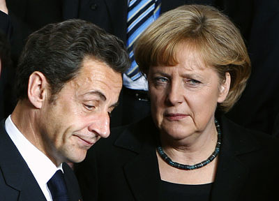 Меркель и Саркози объявят план спасения Европы от кризиса