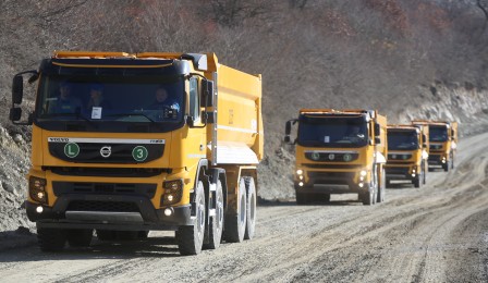 RMG Copper приобрела 30 грузовиков Volvo