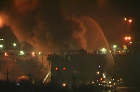 Пожар на атомной подводлодке «Екатеринбург» потушен