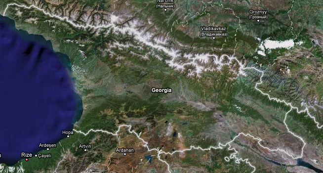 B Google Map уже можно найти около 100 памятников культурного наследия Грузии