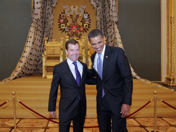 Дмитрий Медведев и Барак Обама положительно оценили сотрудничество по Ирану 