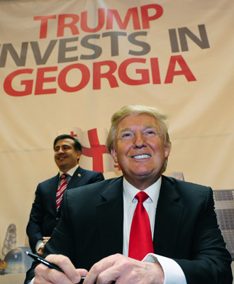 Миллиардер Дональд Трамп отложил визит в Грузию